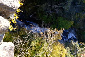 these are the falls from the cliff, in person its quite pretty though its a hard angle to photograph